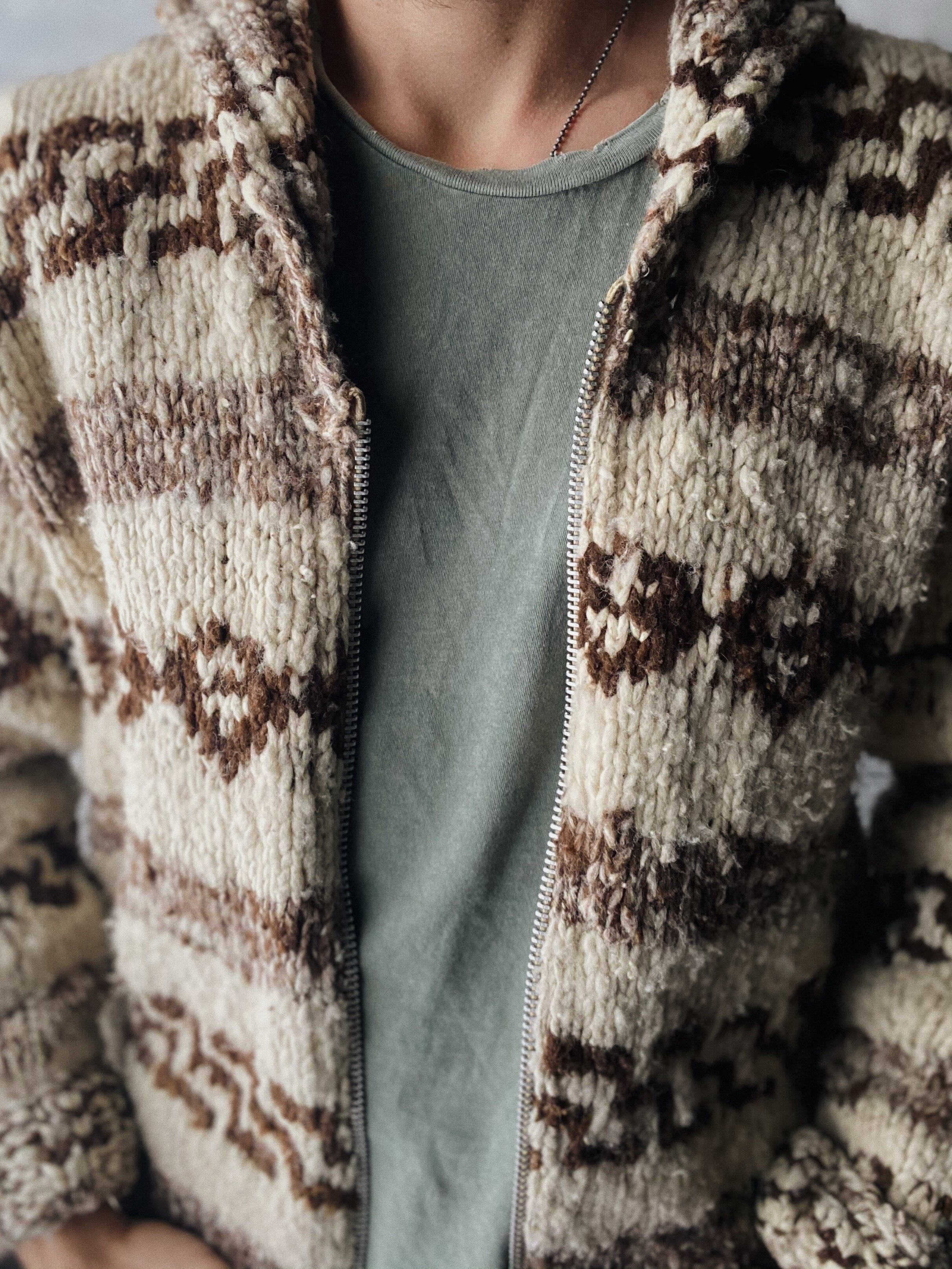 AUTHENTIC HAND-KNIT COWICHAN — Velour AUTHENTIC HAND-KNIT COWICHAN — Velour